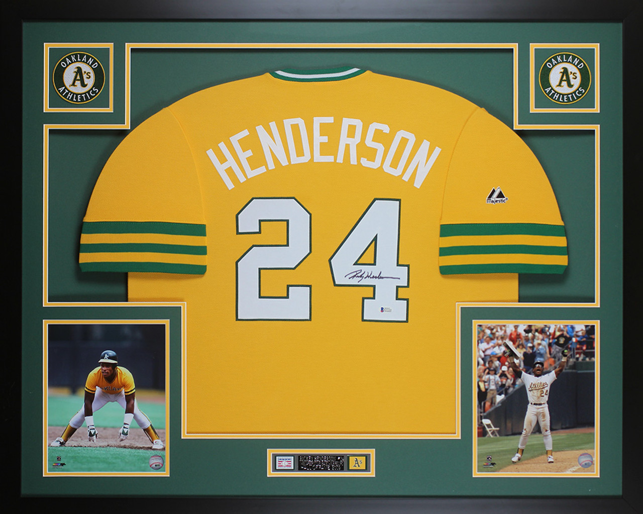 Rickey henderson yellow jersey