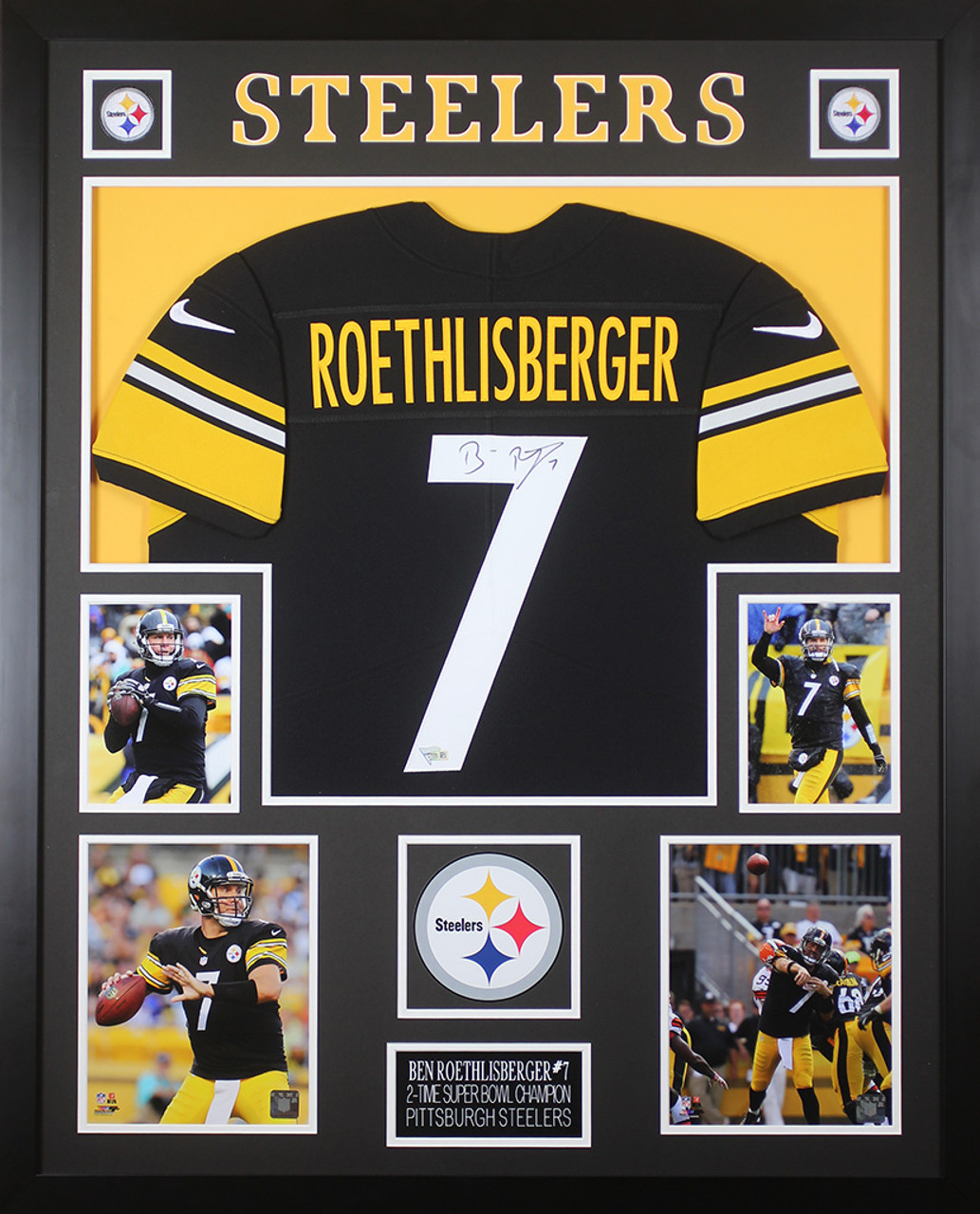 Ben roethlisberger hot sale stitched jersey