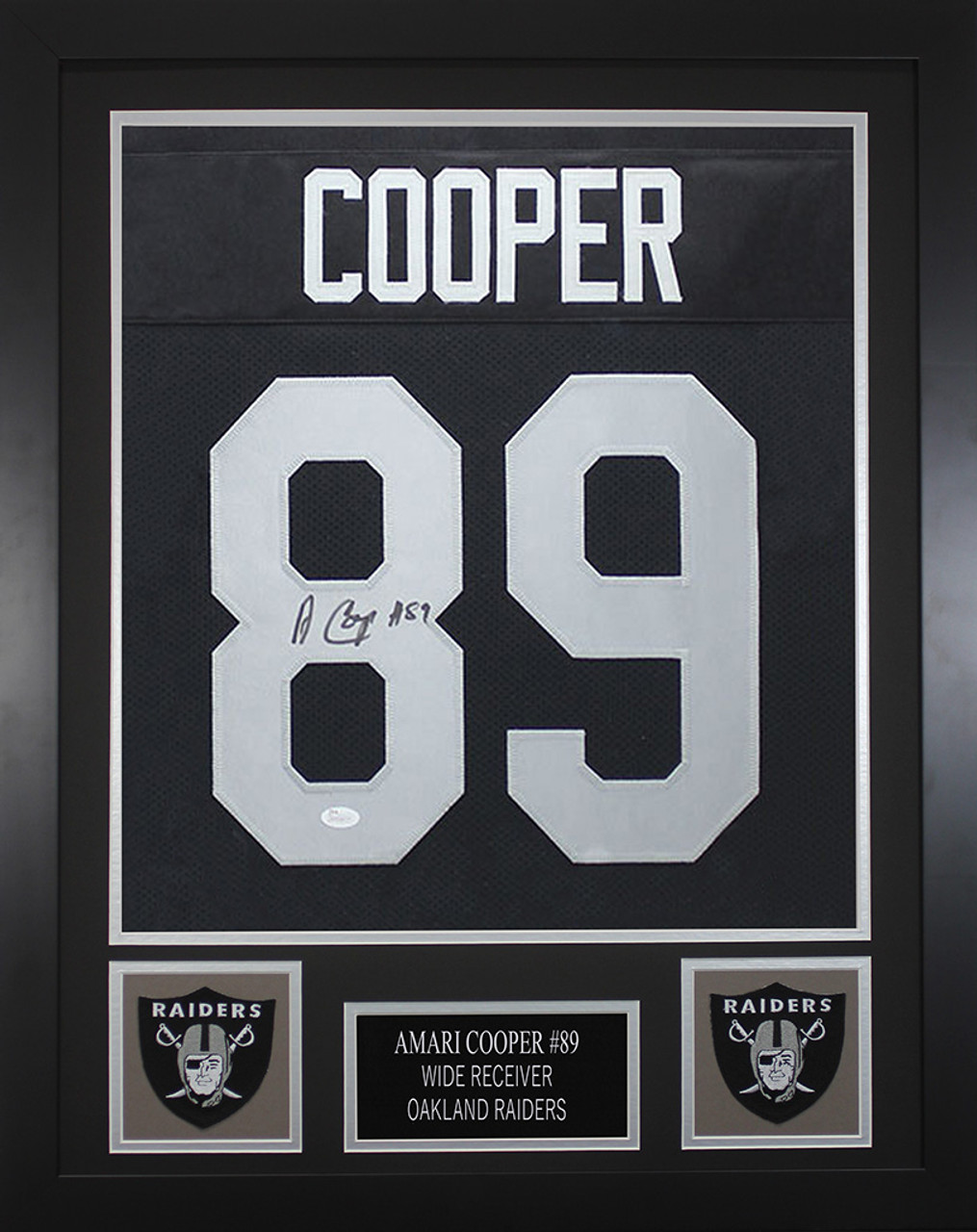 Amari Cooper Autographed and Framed Black Raiders Jersey