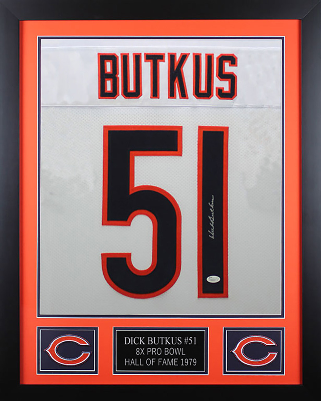 Signed Dick Butkus Chicago Bears jersey - JSA COA