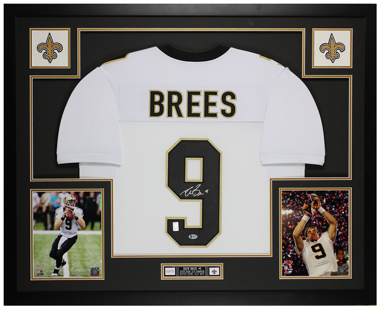 Drew brees shop framed jersey