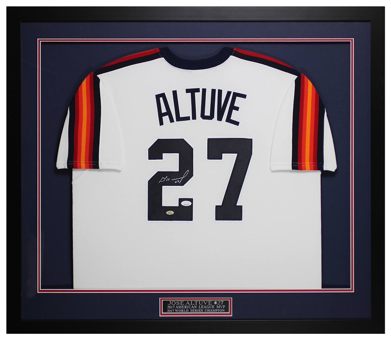 Jose Altuve Houston Astros World Series Championship stitched