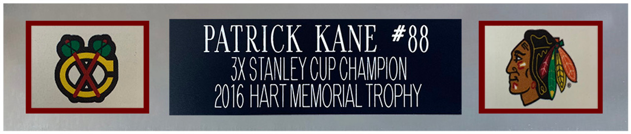 Patrick Kane Autographed & Framed Red Blackhawks Jersey Auto Beckett COA