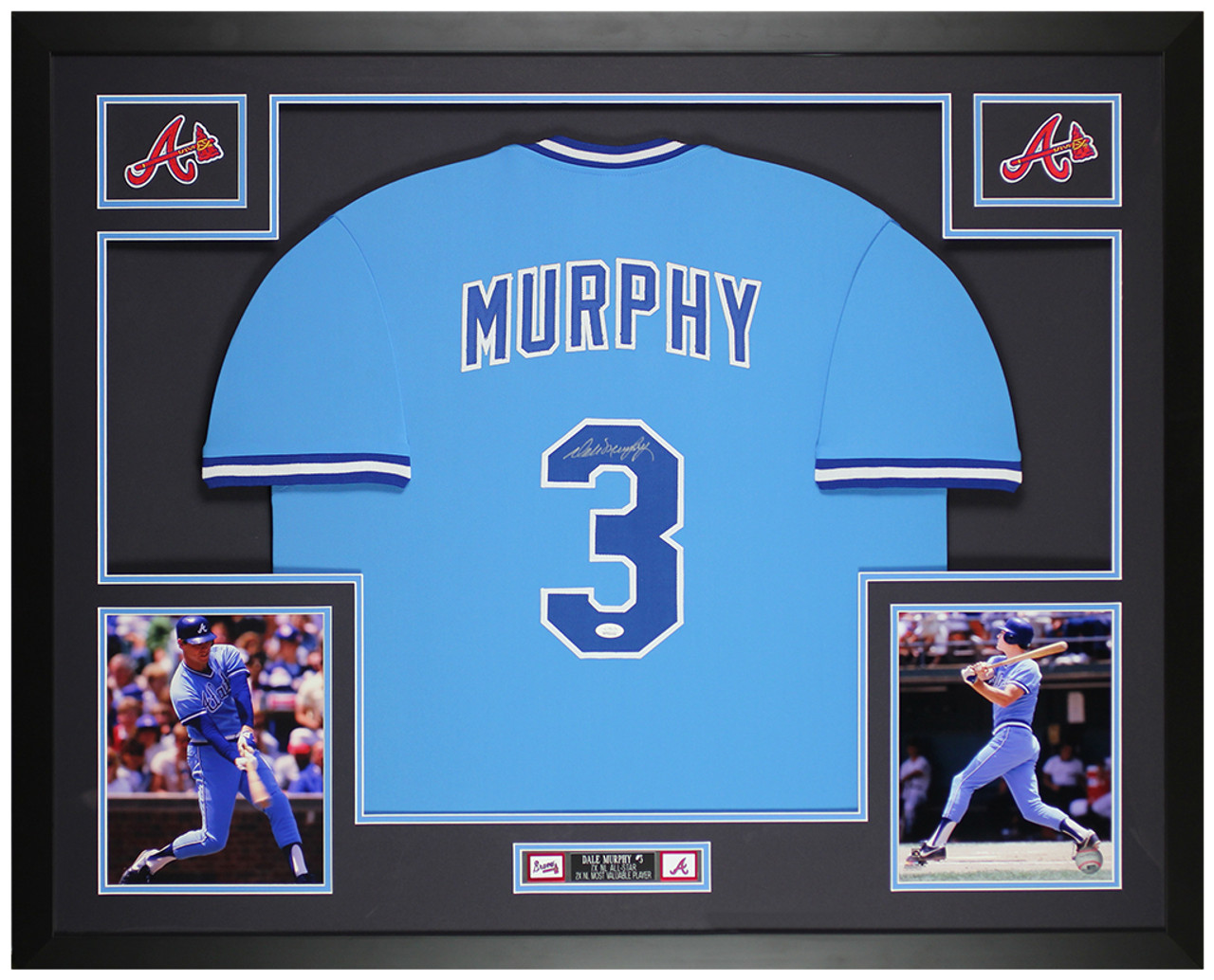 Dale Murphy Atlanta Braves Signed Autograph Custom Jersey Blue JSA Certified
