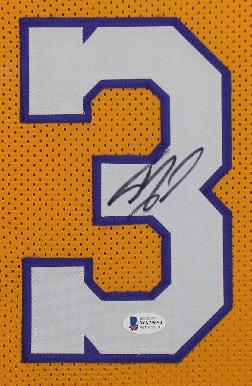 Shop Shaquille O'Neal Los Angeles Lakers Signed Yellow Custom
