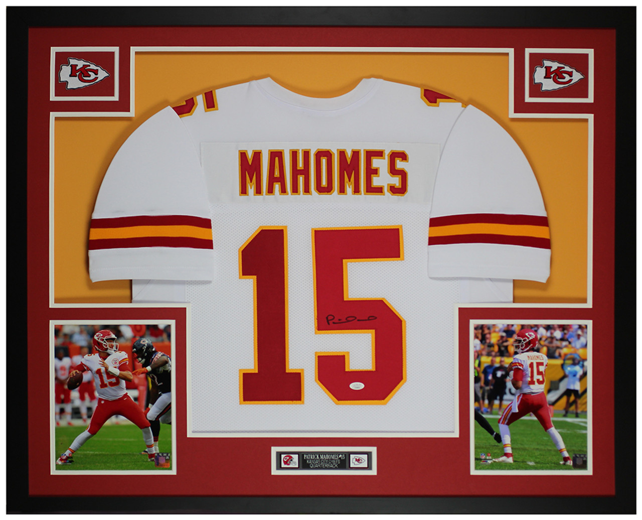 Patrick Mahomes Kansas City Chiefs Football White Jersey 