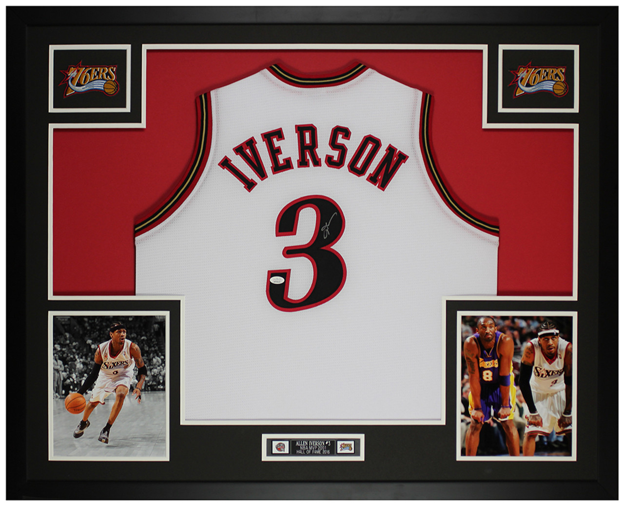 BASKETBALL Jersey Framing NBA Frame Your Autographed Signed Jerseys w/ LOGOS