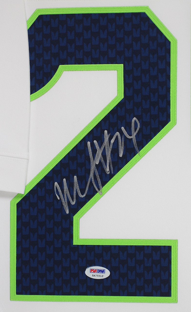 Marshawn Lynch Signed Seattle Seahawks 35x43 Custom Framed Jersey