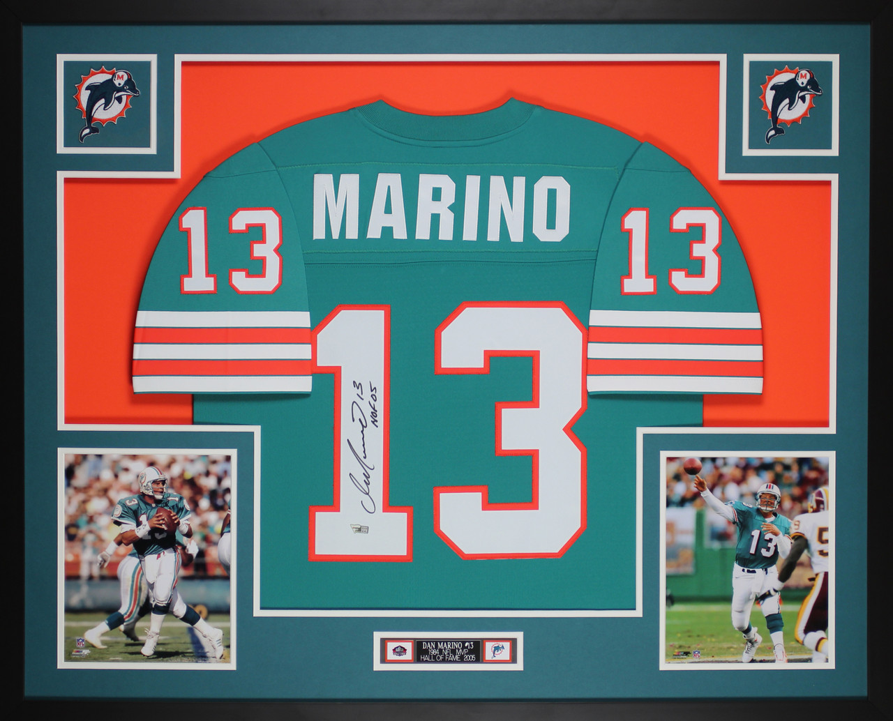 Respect Indirect regel Dan Marino Autographed and Framed Miami Dolphins Jersey