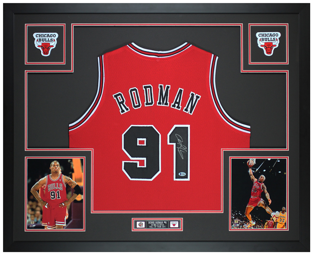 Rodman Official Chicago Bulls Signed Jersey