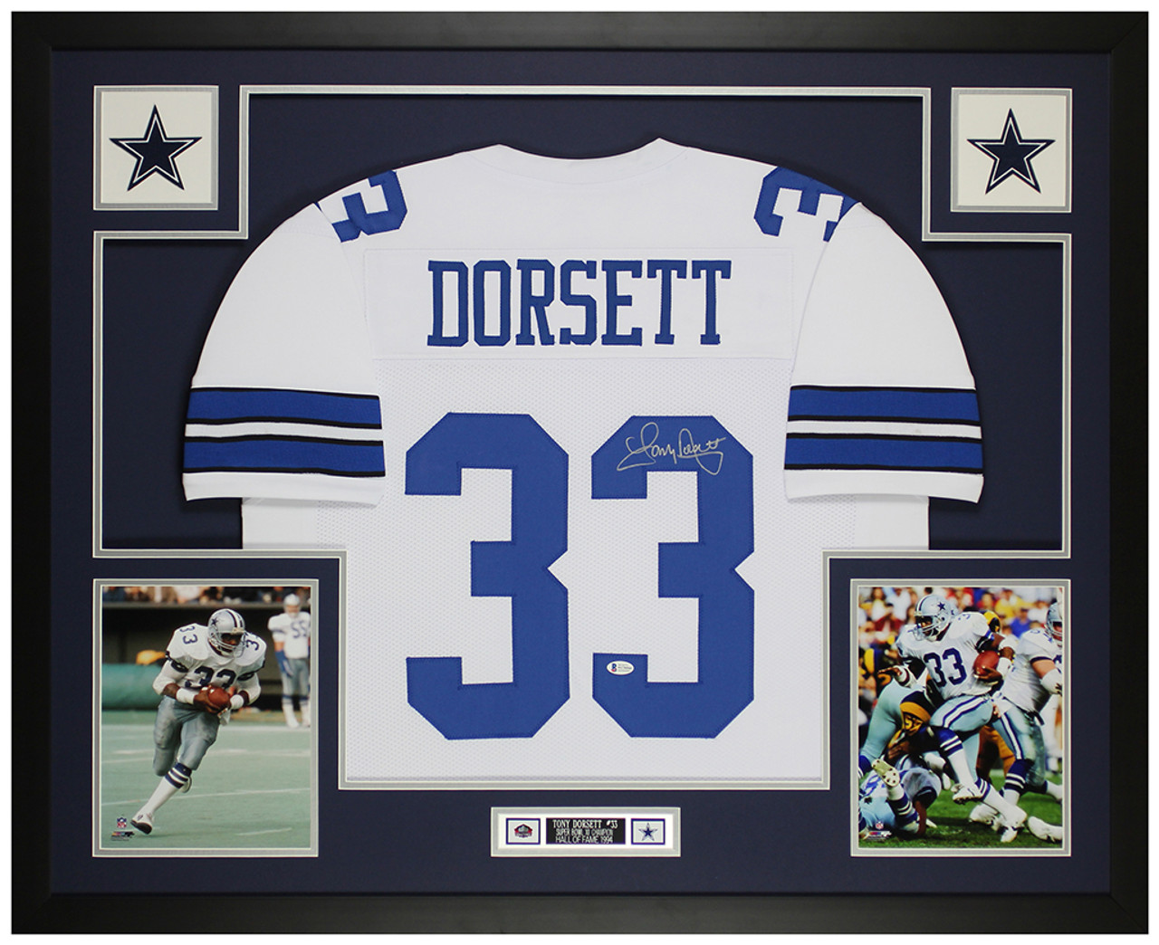 TONY DORSETT AUTOGRAPHED PITT PANTHERS JERSEY 76