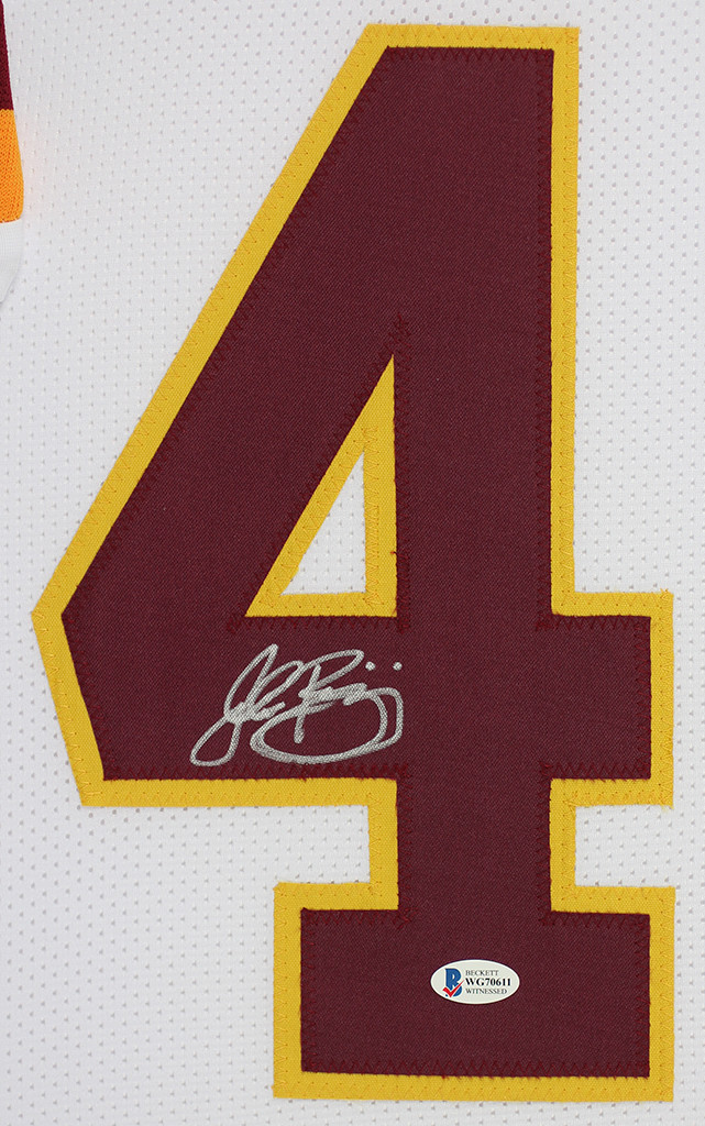 John Riggins Autographed and Framed Washington Redskins Jersey