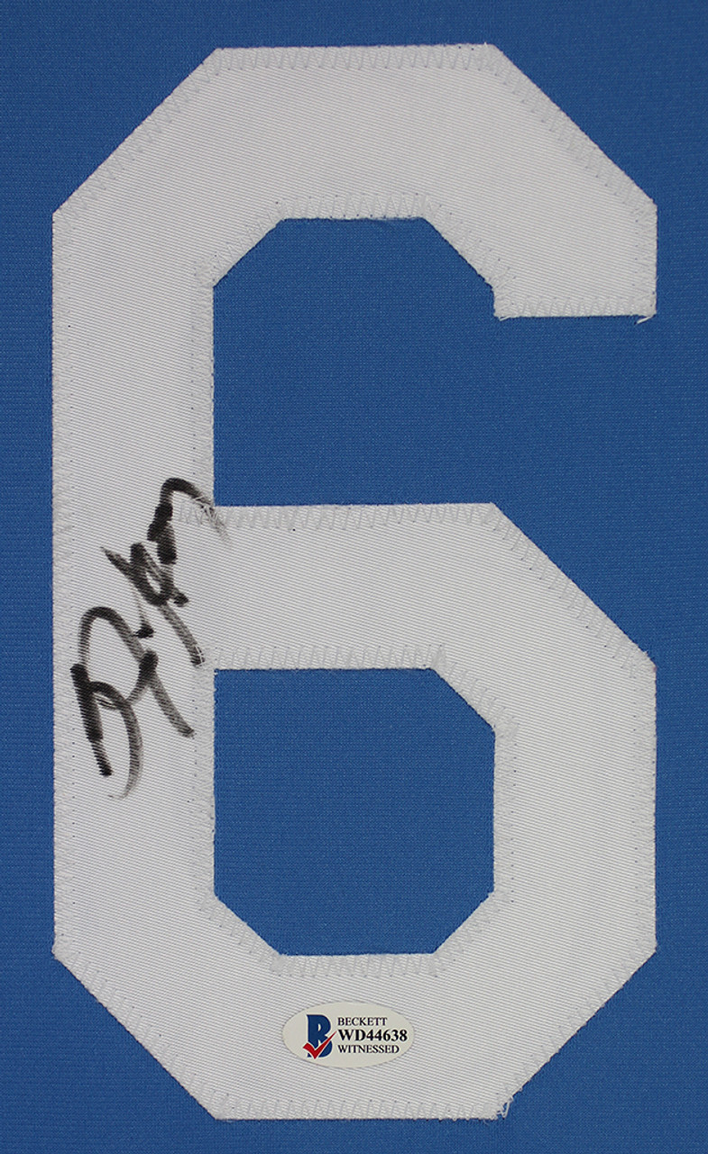 Bo Jackson Autographed & Framed Blue Royals Jersey Auto Beckett Cert