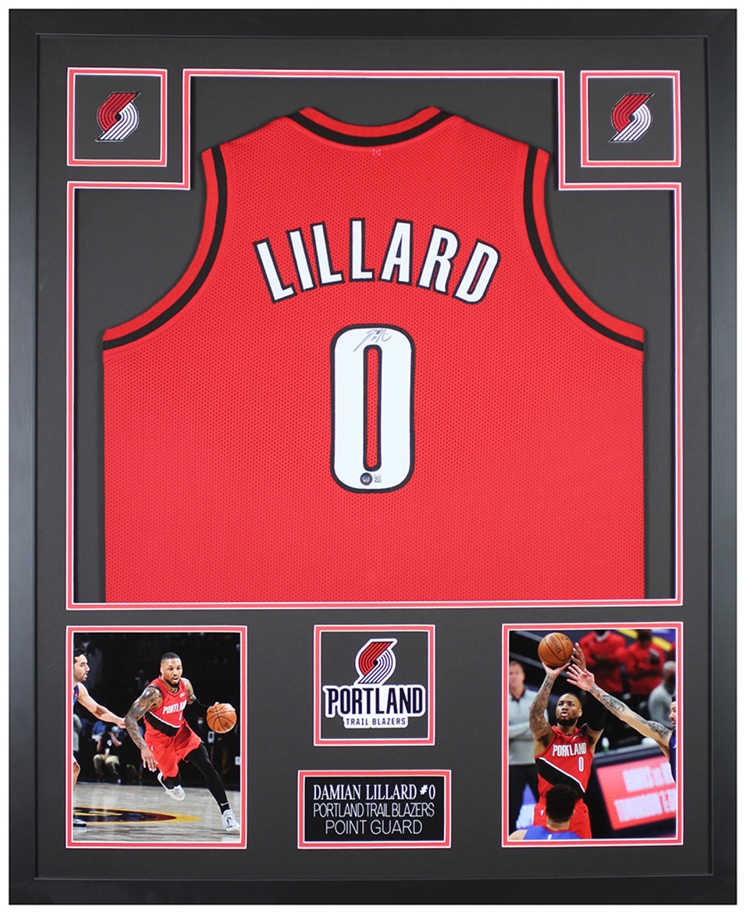 Damian Lillard Signed Trail Blazers Air Jordan Jersey (Beckett