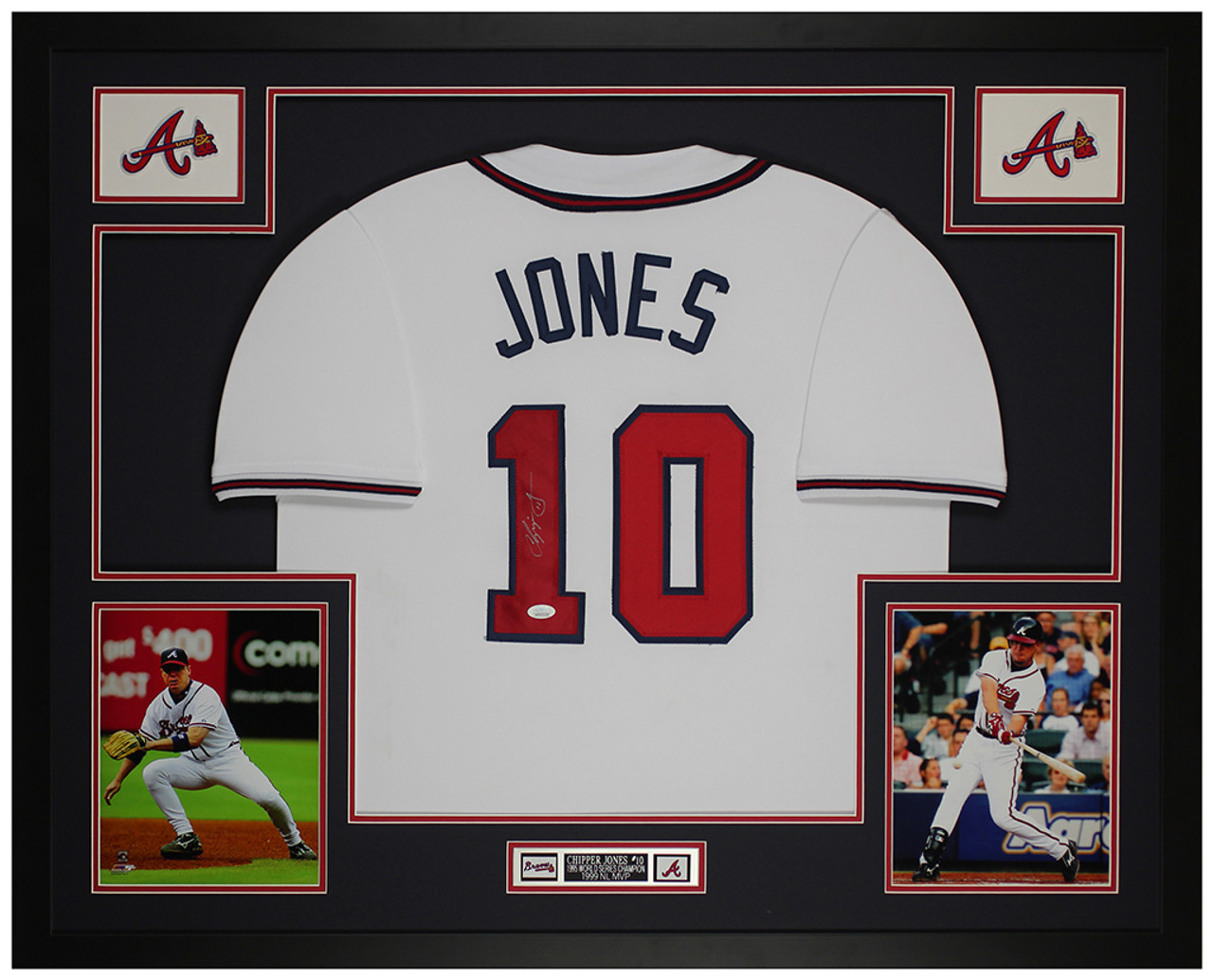 Chipper jones hot sale autographed jersey