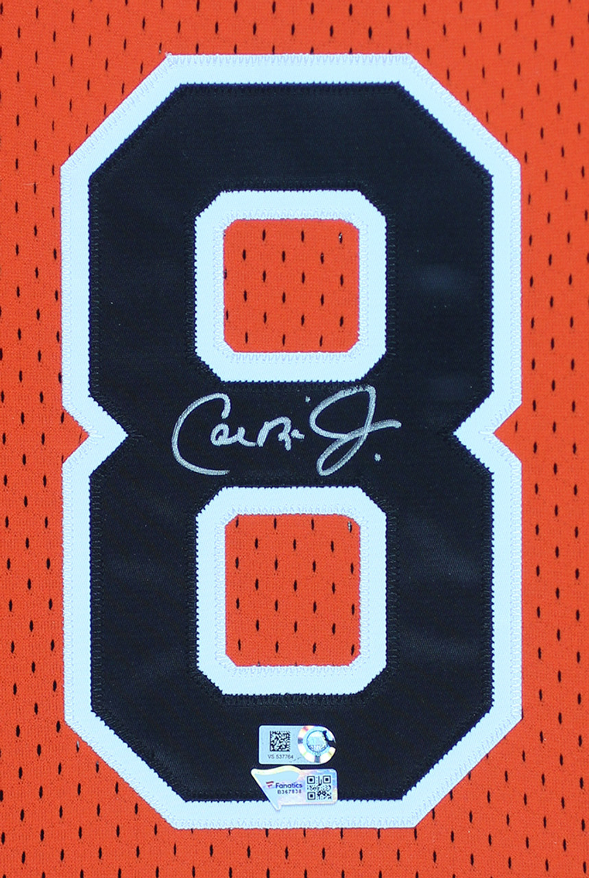 Cal Ripken Autographed and Framed Baltimore Orioles Jersey