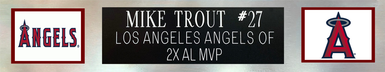 Mike Trout Signed Angels Custom Framed Angels Jersey Display (MLB)