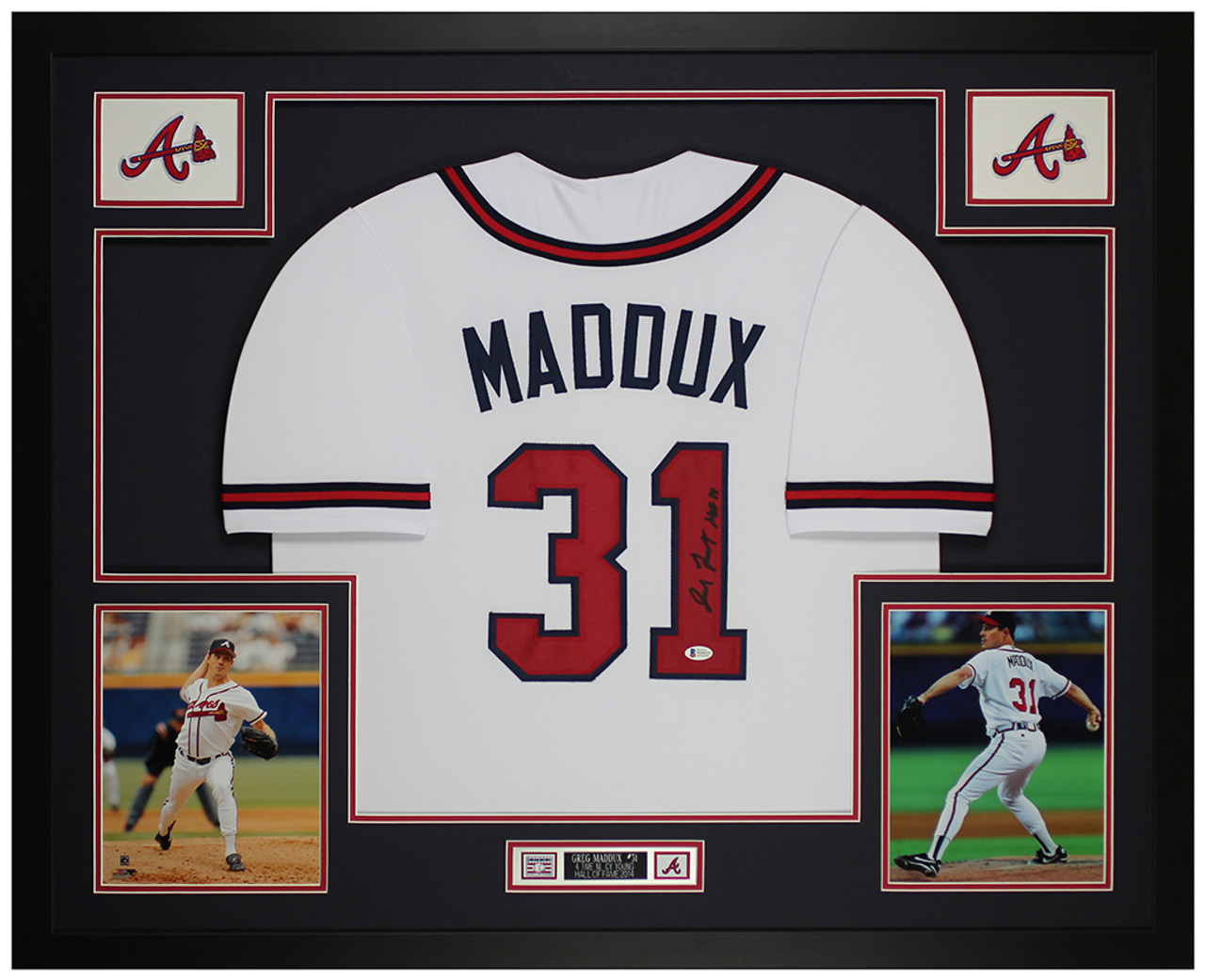 Greg maddux deals autographed jersey