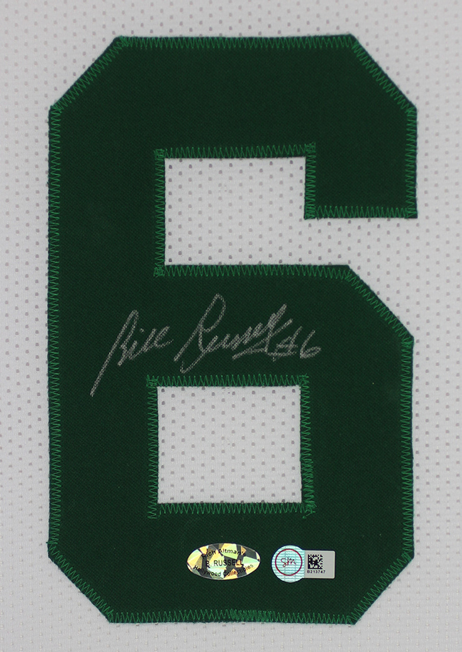 Bill Russell Boston Celtics Signed Autograph Custom Jersey Back Signed  BRussell Hologram Certified