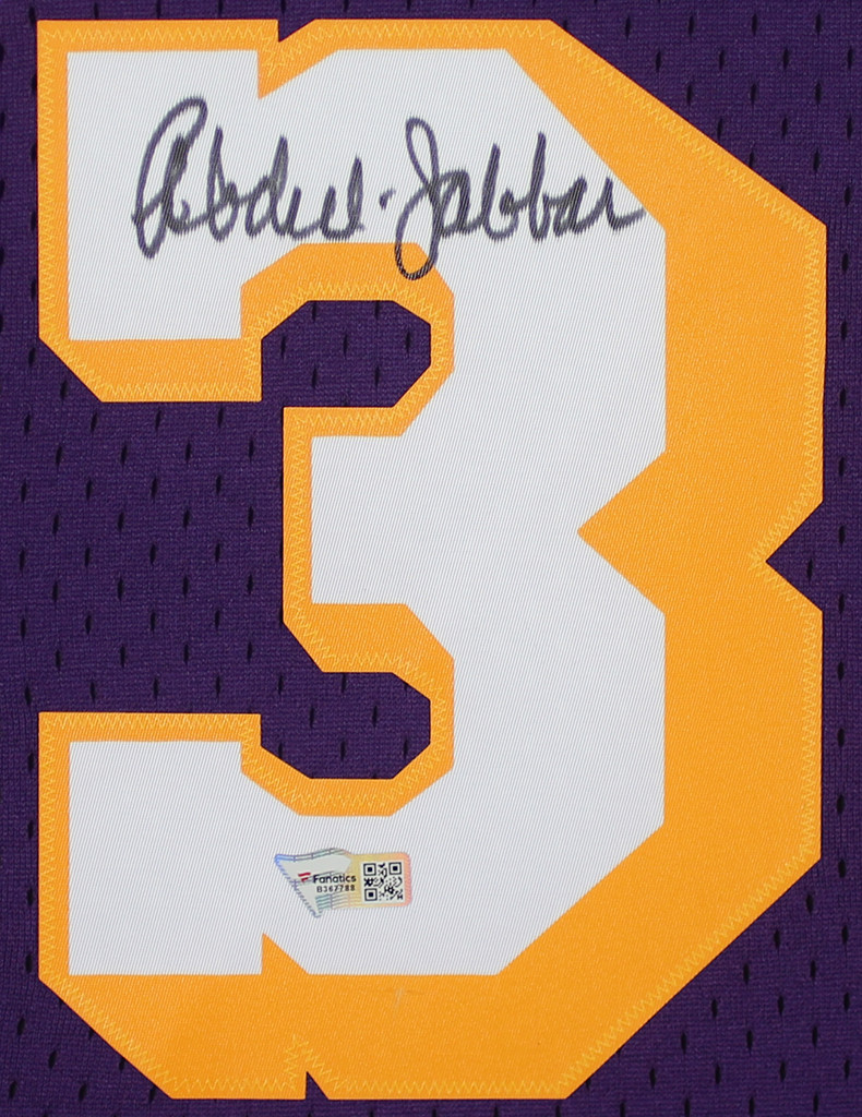 Kareem Abdul-Jabbar Los Angeles Lakers Autographed Nameplate – For Display Case