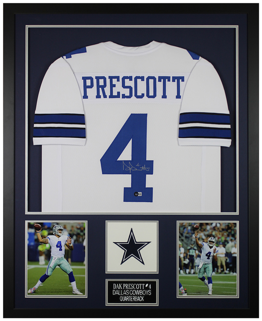 Dak Prescott Signed Dallas Cowboys Jersey