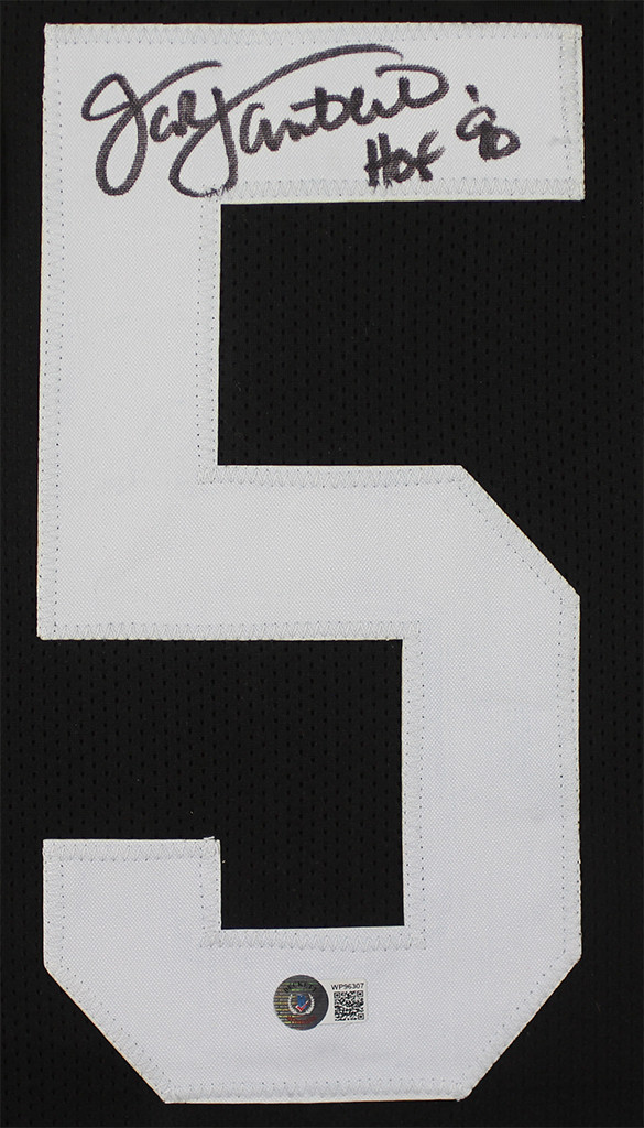 Jack Lambert Autographed and Framed Pittsburgh Steelers Jersey