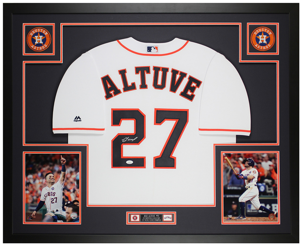 Jose Altuve Autographed and Framed Houston Astros Jersey