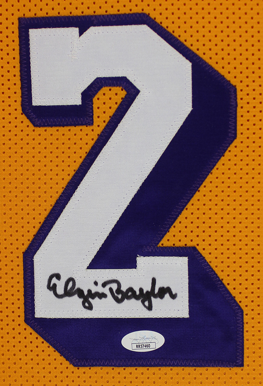 Elgin Baylor Autographed Signed Lakers Jersey (PSA COA) 11Xnba All