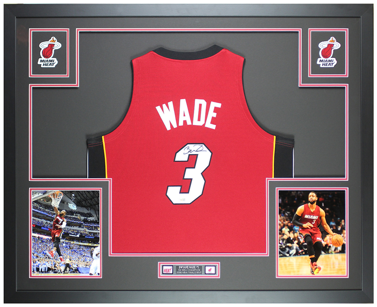 Dwyane wade hot sale framed jersey