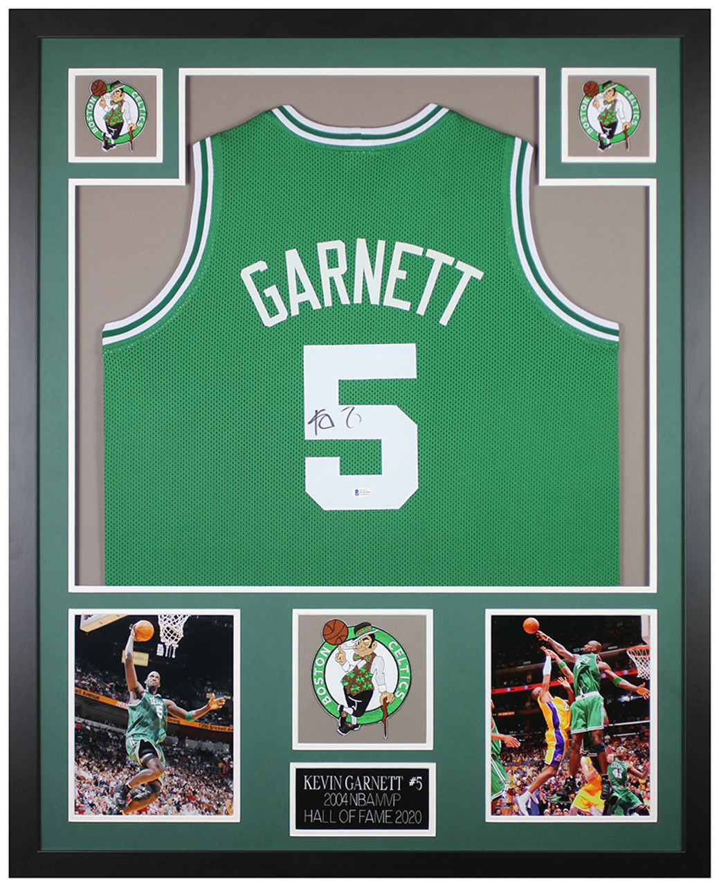 Kevin Garnett Boston Celtics Autographed Green Mitchell & Ness Authentic  Jersey