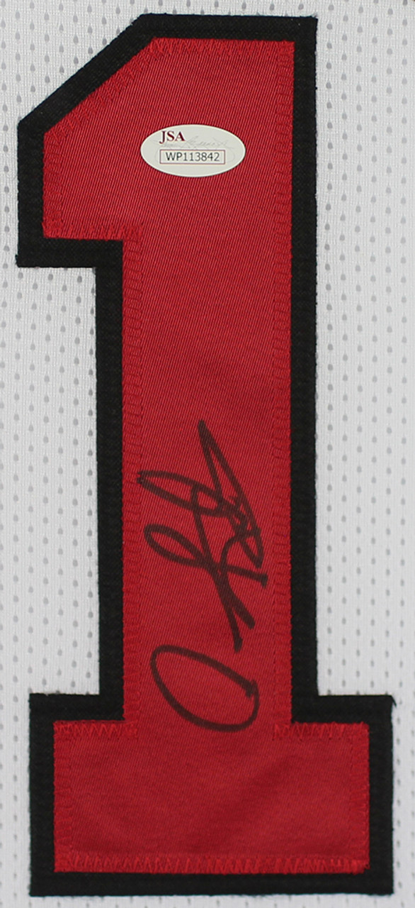 Framed Chicago Bulls Dennis Rodman Autographed Signed Jersey Jsa