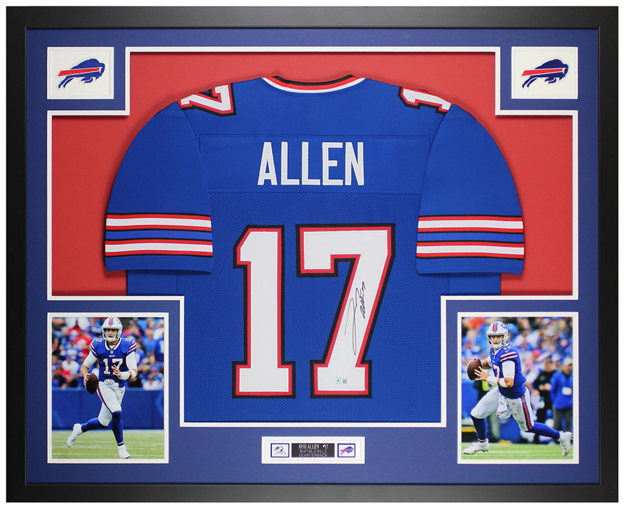 Bleachers Sports Music & Framing — Josh Allen Authentic Signed