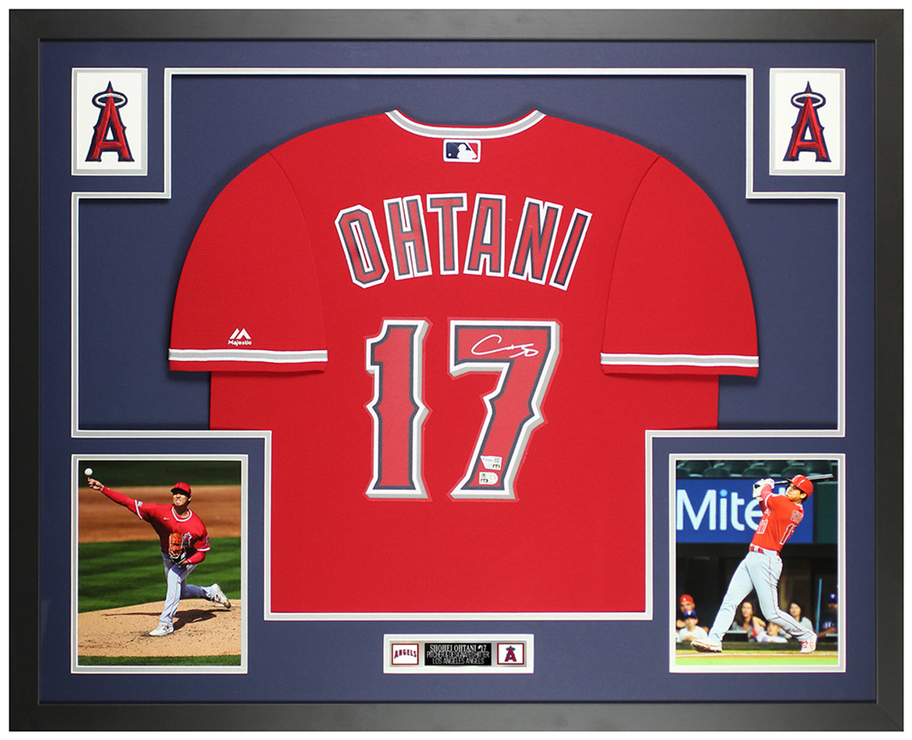 Shohei Ohtani Autographed and Framed Los Angeles Angels Jersey