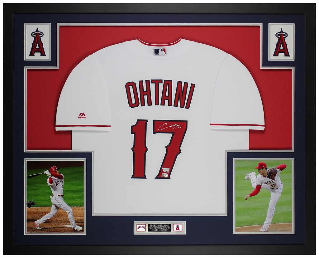 Shohei Ohtani Autographed and Framed Los Angeles Angels Jersey