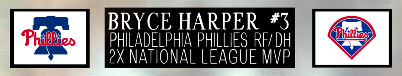Bryce Harper Autographed & Framed Pinstriped Philadelphia Jersey Fanatics  COA