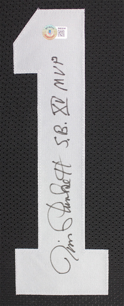 Jim Plunkett Autographed and Framed Oakland Raiders Jersey