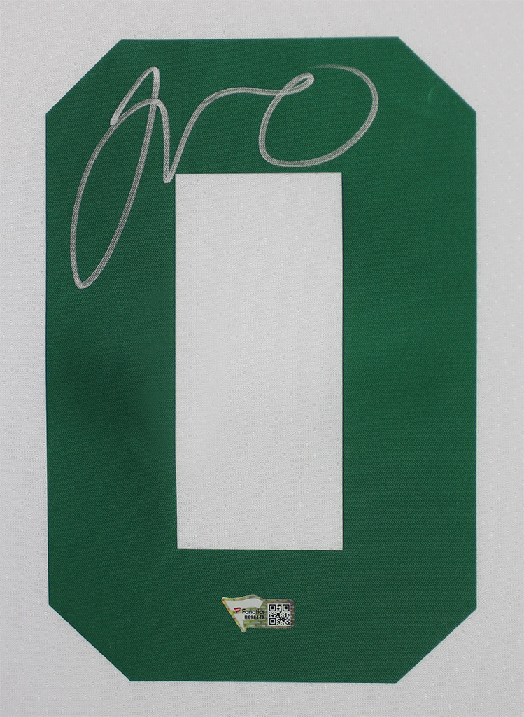 Jayson Tatum Autographed and Framed Boston Celtics Jersey
