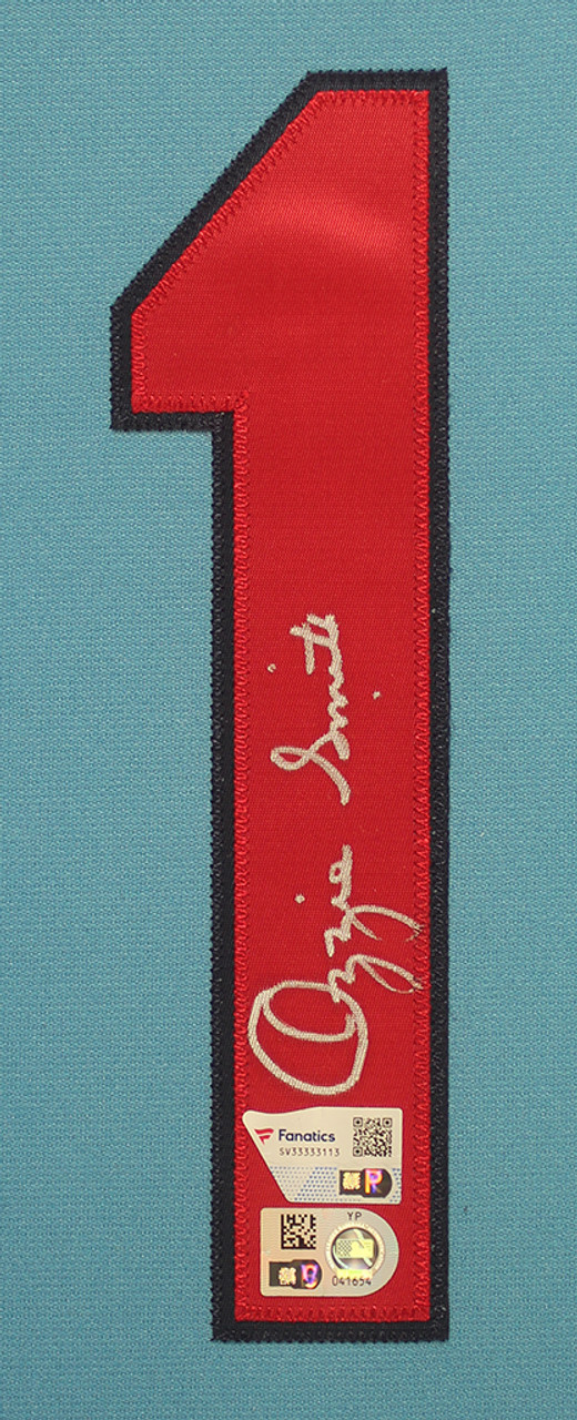 Ozzie Smith St. Louis Cardinals Autographed Light Blue Mitchell & Ness  Authentic Jersey