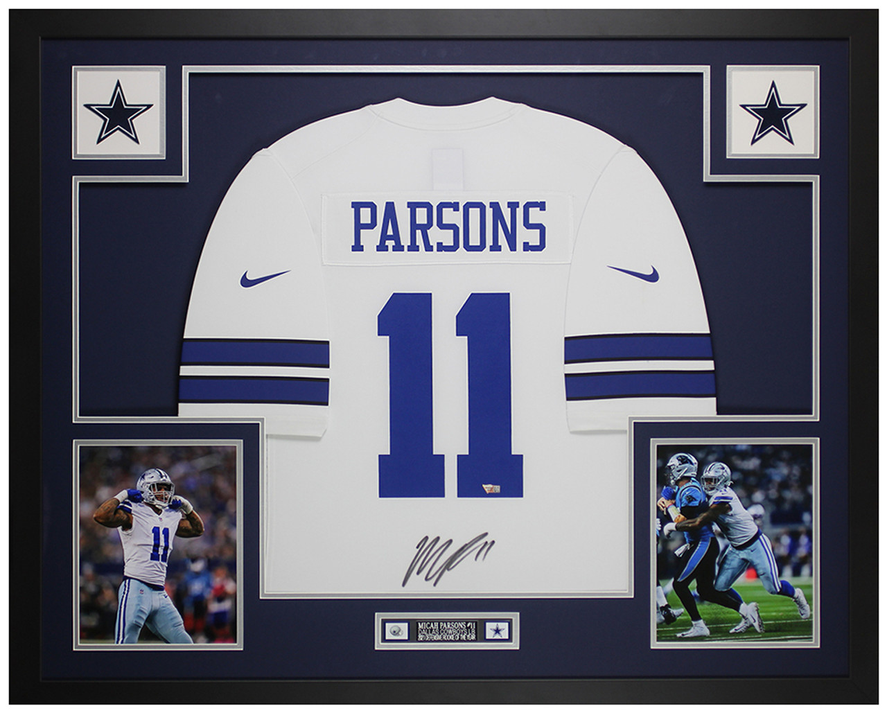 Micah Parsons Autographed and Framed Dallas Cowboys Jersey