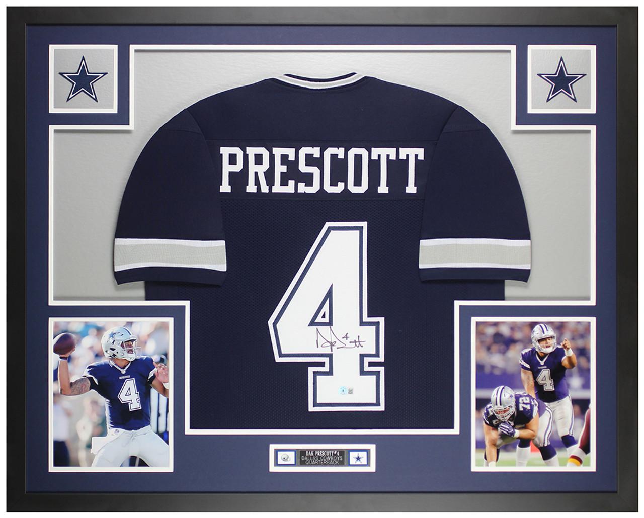 Dallas cowboys deals jersey frame