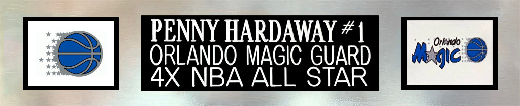 Penny Hardaway Autographed and Framed Orlando Magic Jersey