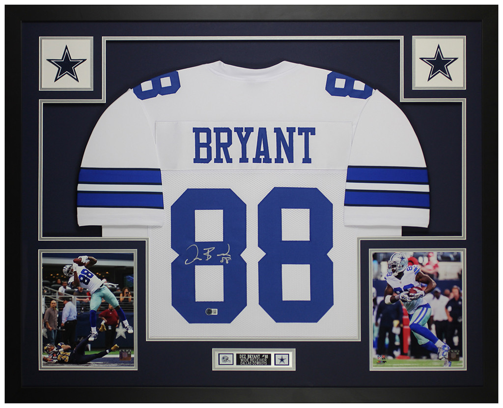 Dez Bryant Autographed and Framed Dallas Cowboys Jersey