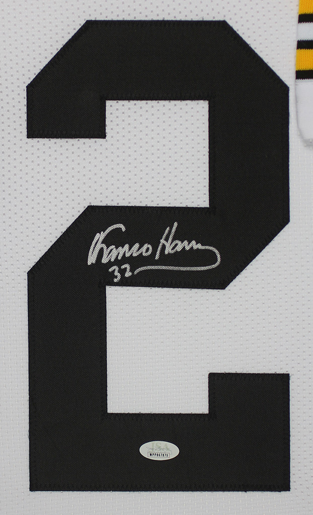 Franco Harris Autographed and Framed Pittsburgh Steelers Jersey