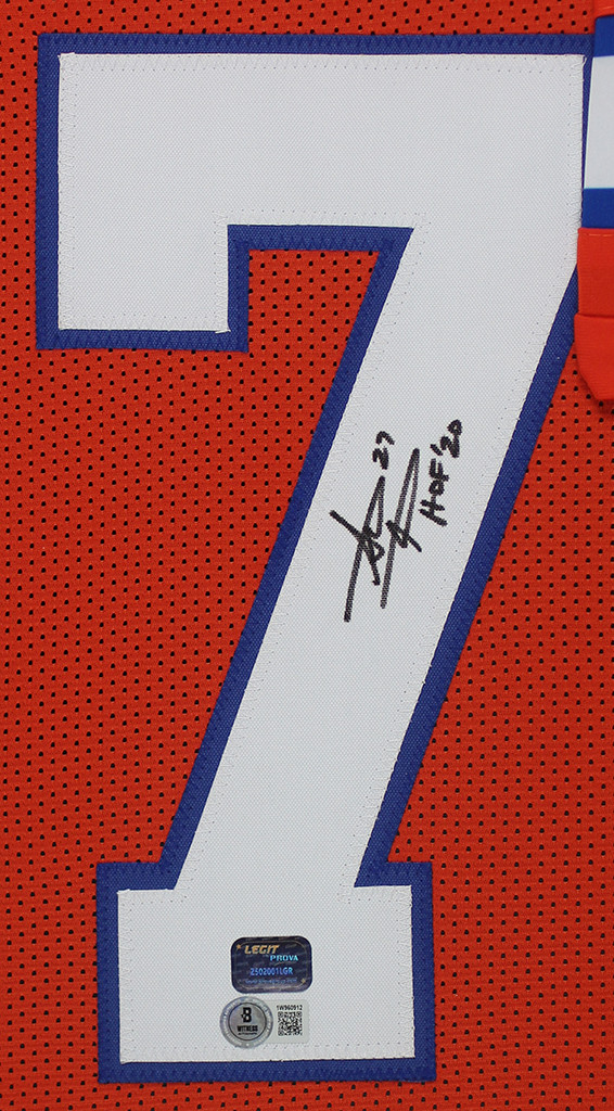 Steve Atwater Autographed and Framed Denver Broncos Jersey