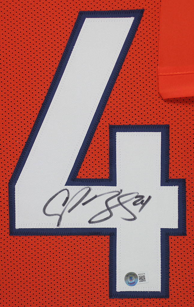 Champ Bailey Autographed and Framed Denver Broncos Jersey