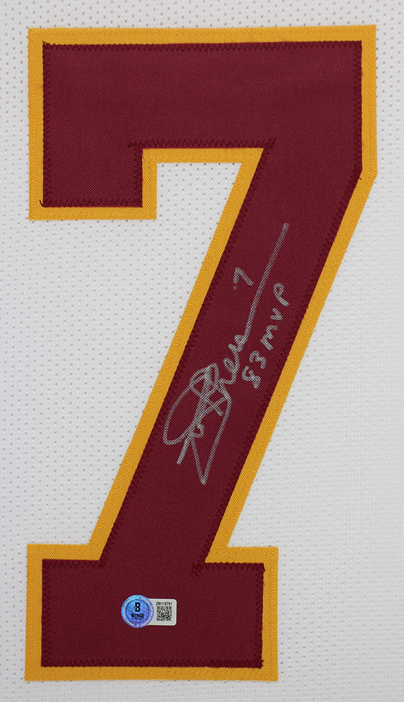 Joe Theismann Autographed and Framed Washington Football Team Jersey
