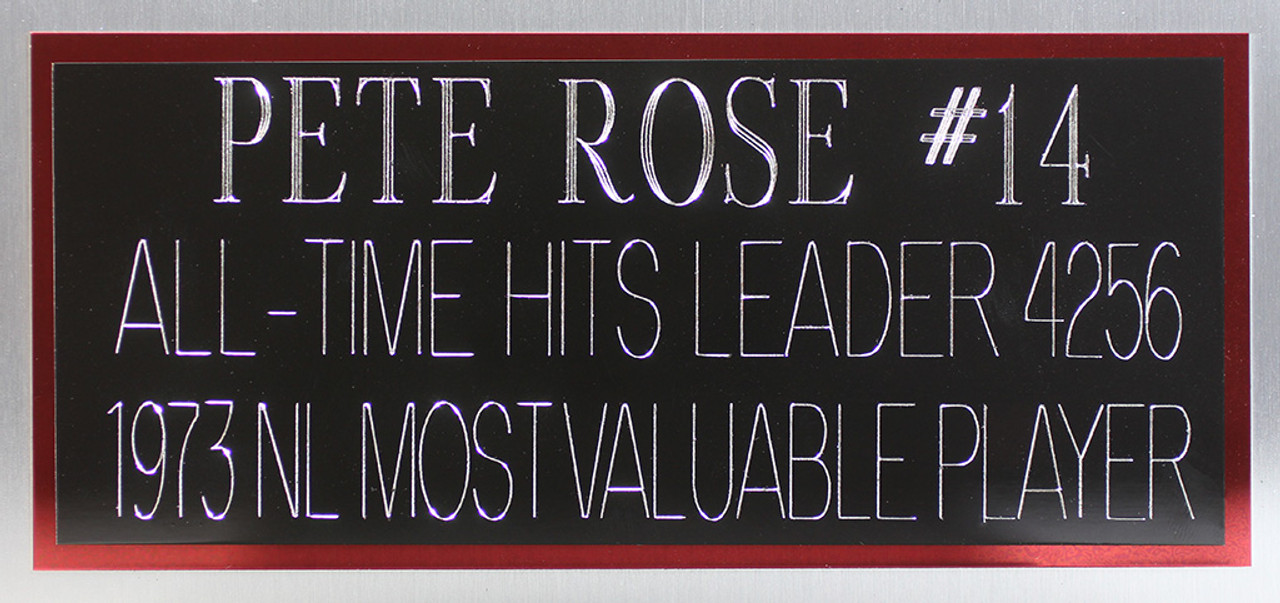 Pete Rose Autographed White Cincinnati Reds Jersey - Beautifully Matted and  Framed - Hand Signed By Rose and Certified Authentic by JSA - Includes