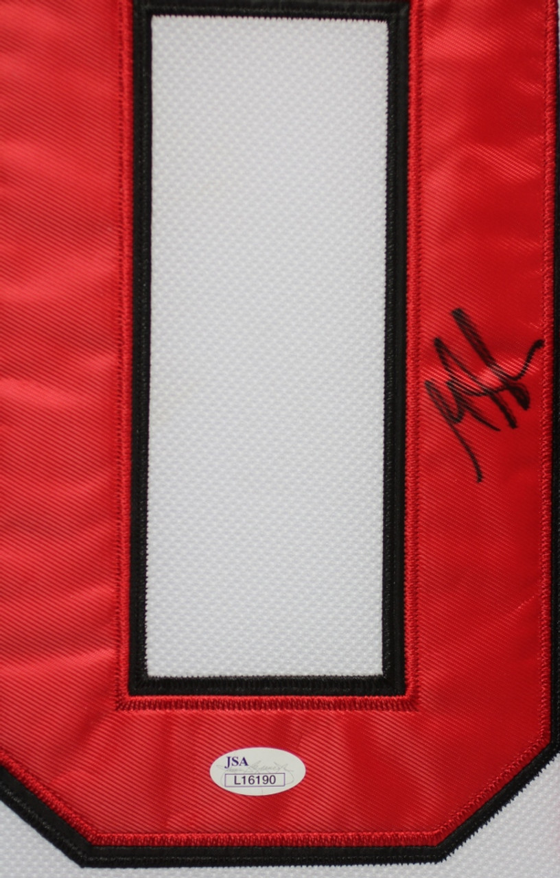 Martin Brodeur New Jersey Devils Deluxe Framed Autographed Red