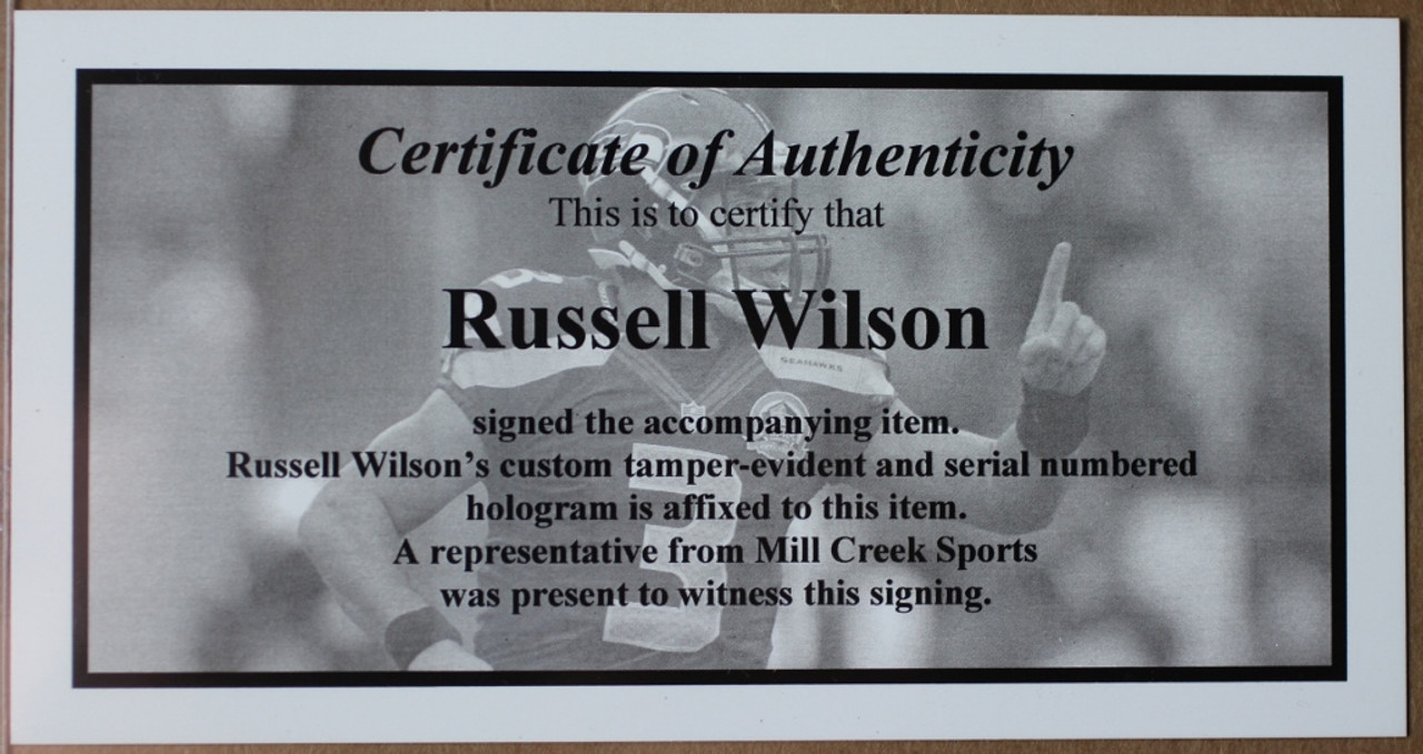 Russell Wilson Seattle Seahawks Autographed Gray Nike Limited Jersey