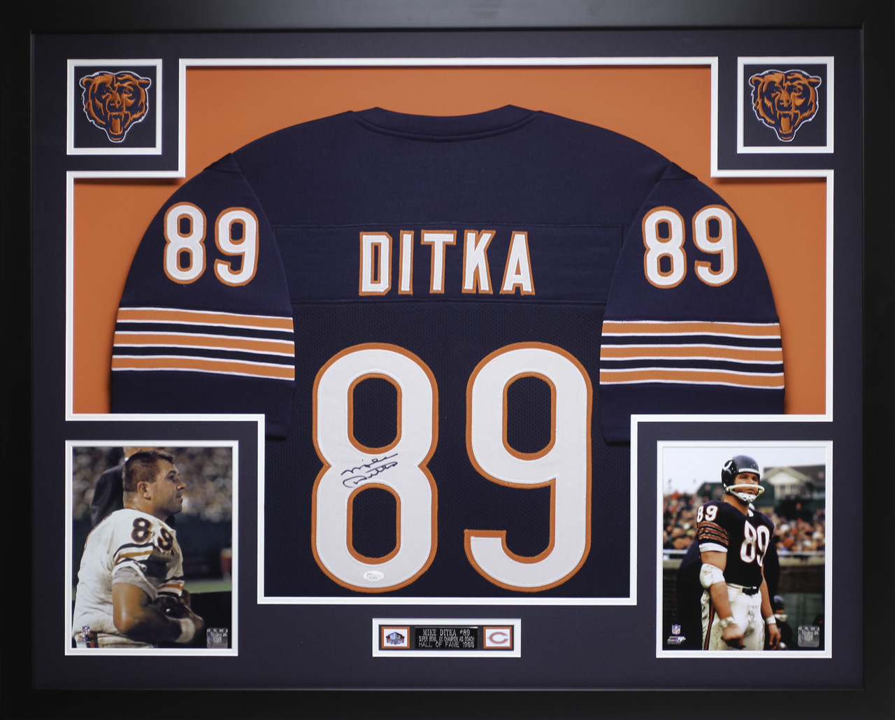 Nike Chicago Bears No89 Mike Ditka Black Women's Stitched NFL Limited 2016 Salute to Service Jersey